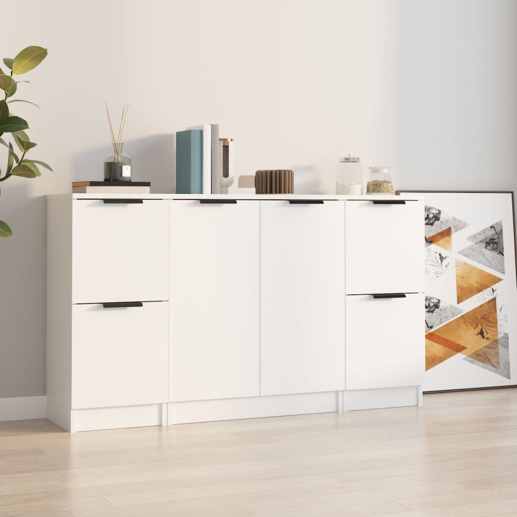 Dressoir Frederik - 3-delig - wit