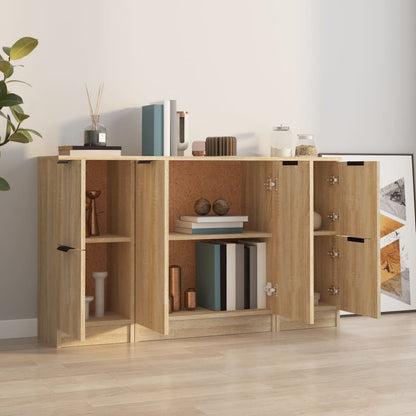 Dressoir Frederik - 3-delig - sonoma eiken