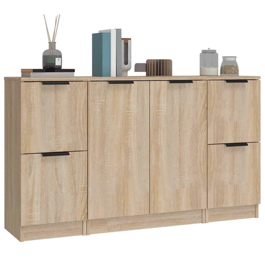 Dressoir Frederik - 3-delig - sonoma eiken