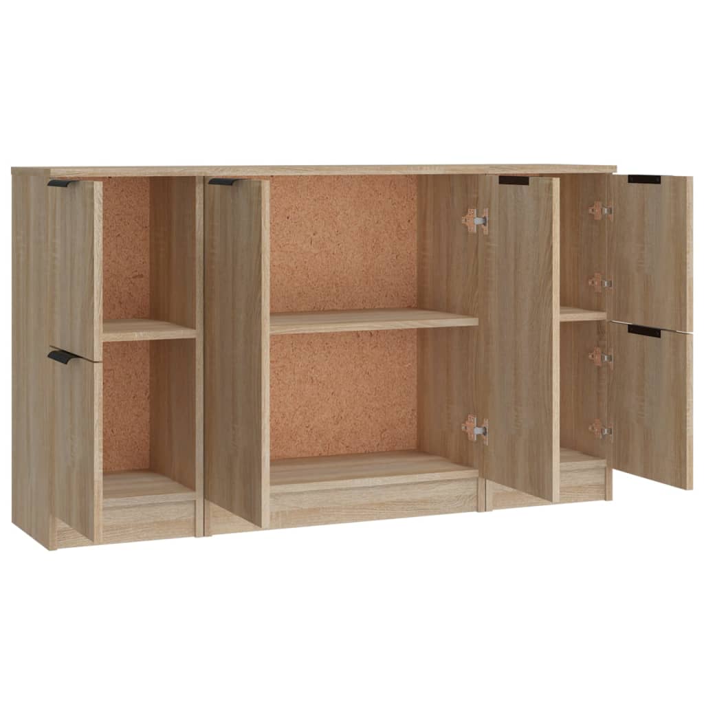 Dressoir Frederik - 3-delig - sonoma eiken