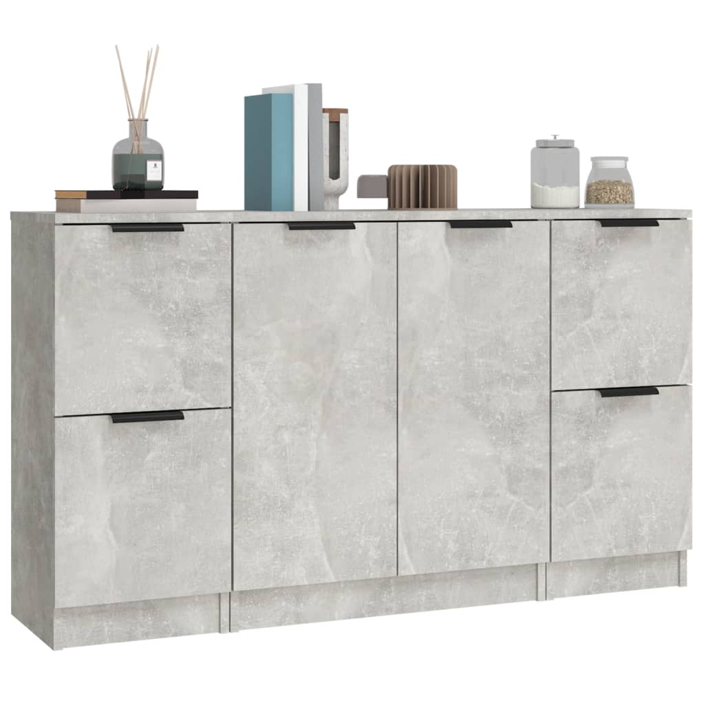 Dressoir Frederik - 3-delig - betongrijs