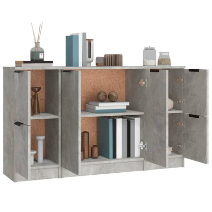 Dressoir Frederik - 3-delig - betongrijs