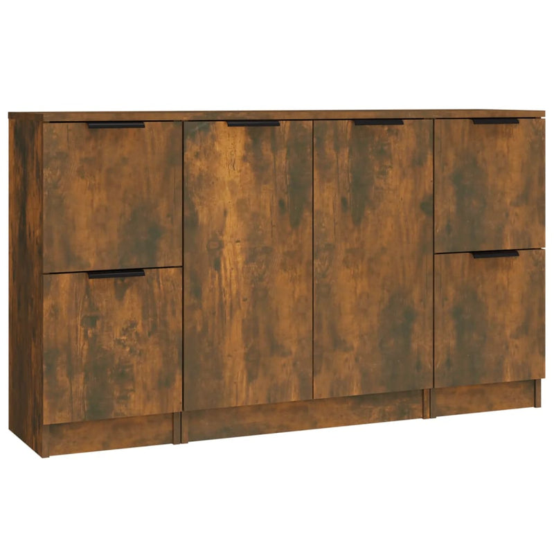 Dressoir Frederik - 3-delig - gerookt eiken