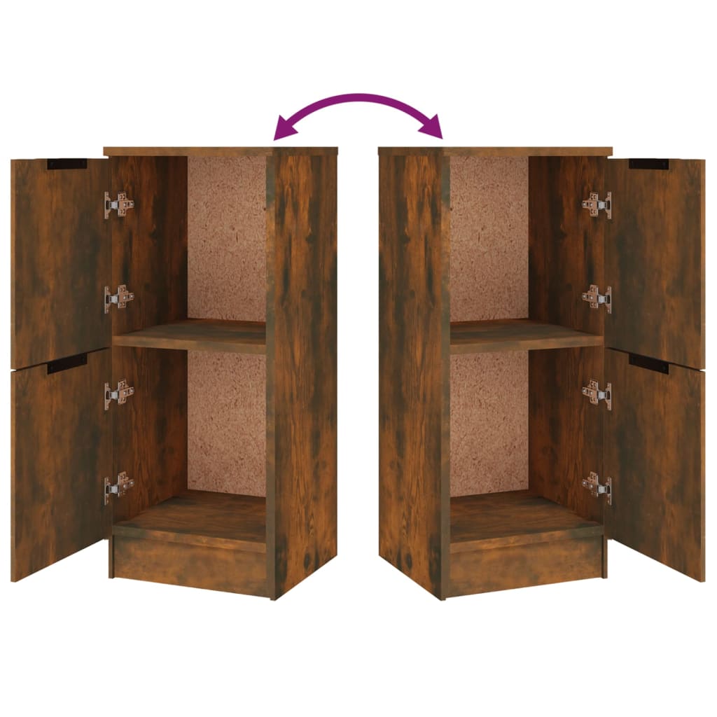 Dressoir Frederik - 3-delig - gerookt eiken
