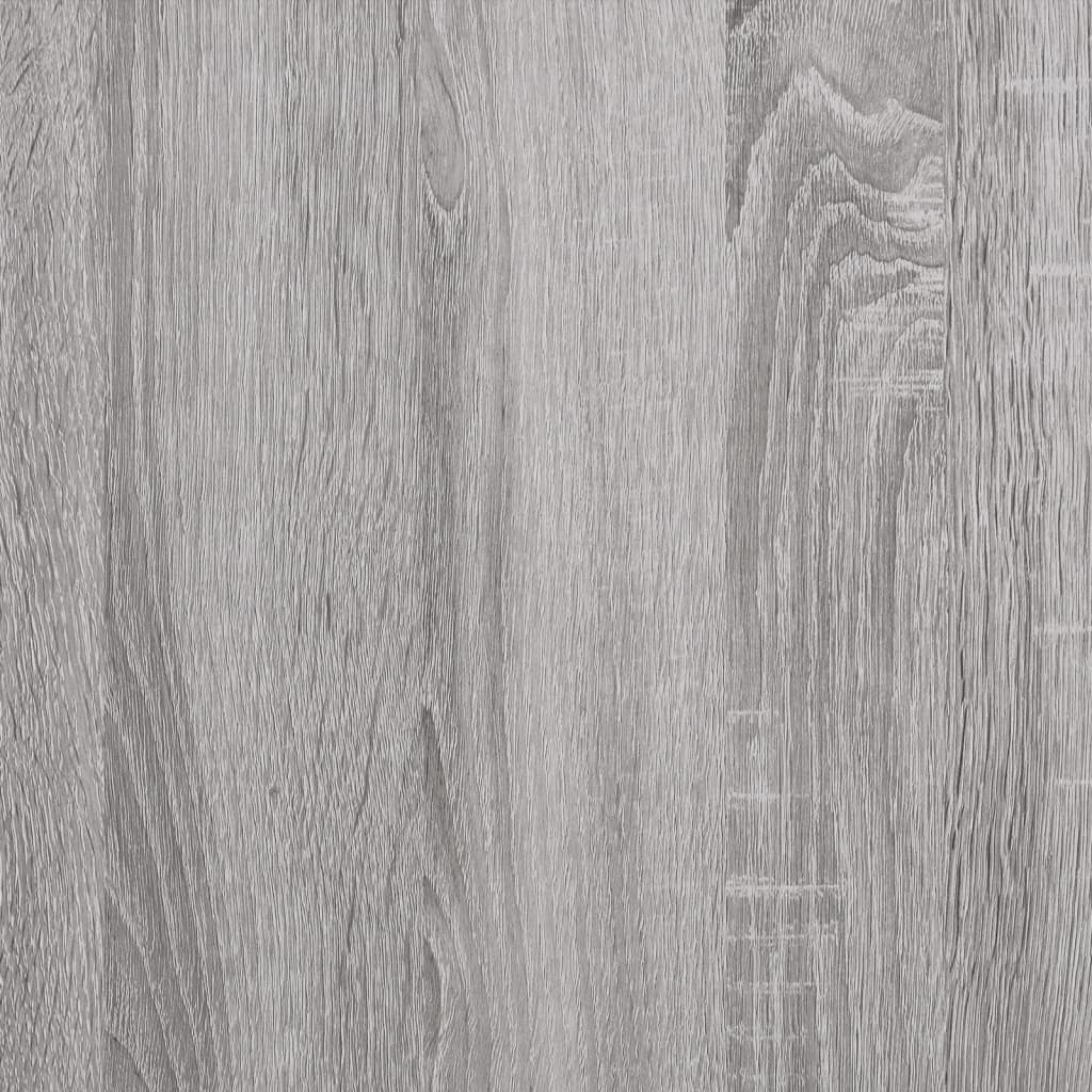 Kledingrek Met Schappen Bewerkt Hout Eikenkleurig