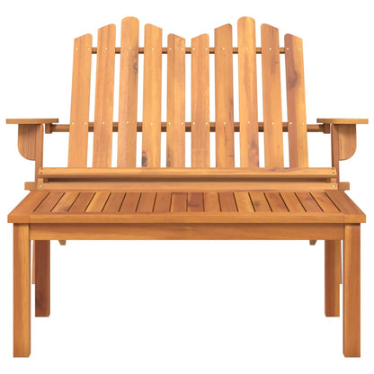Tuinbank René - met salontafel - naturel