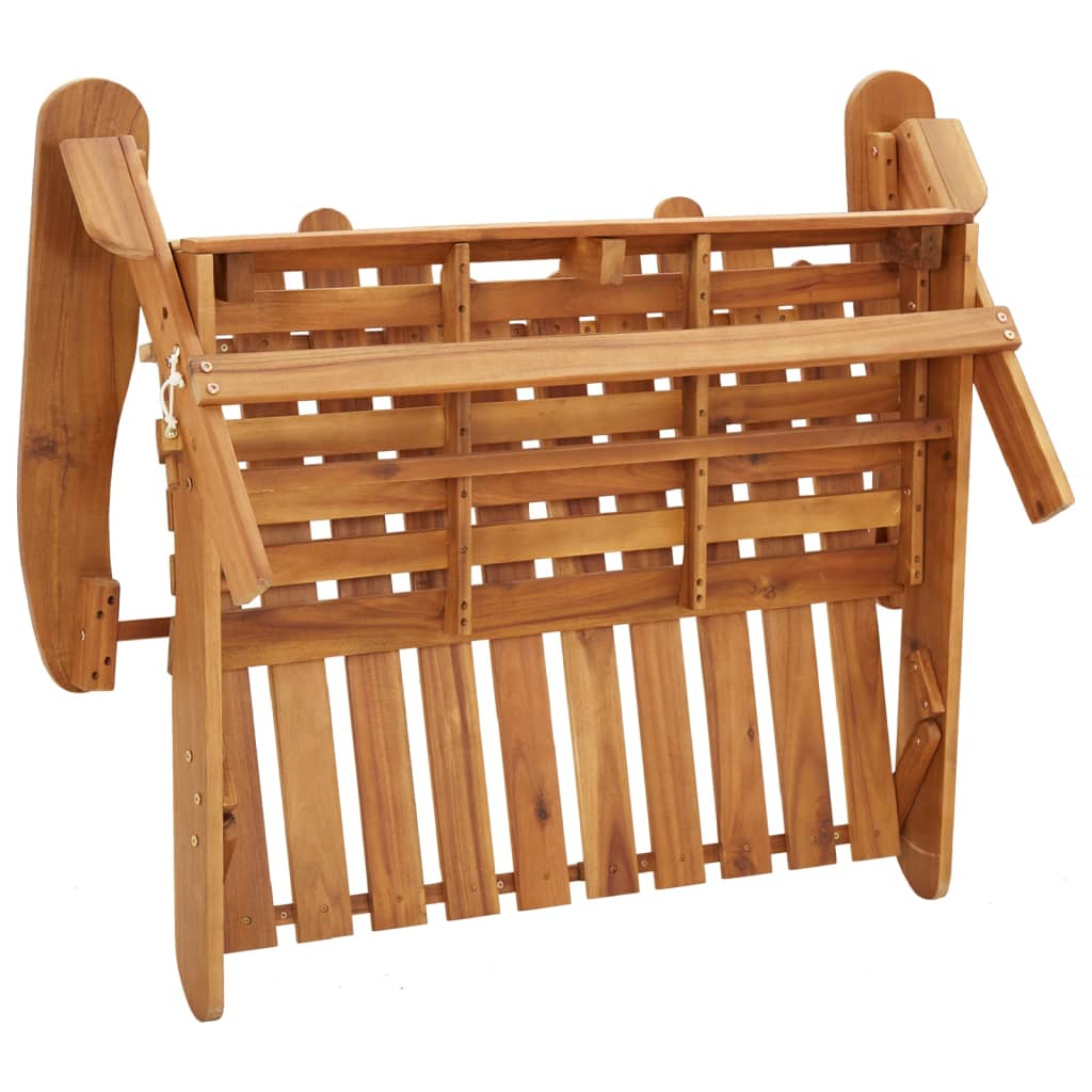 Tuinbank René - met salontafel - crèmewit