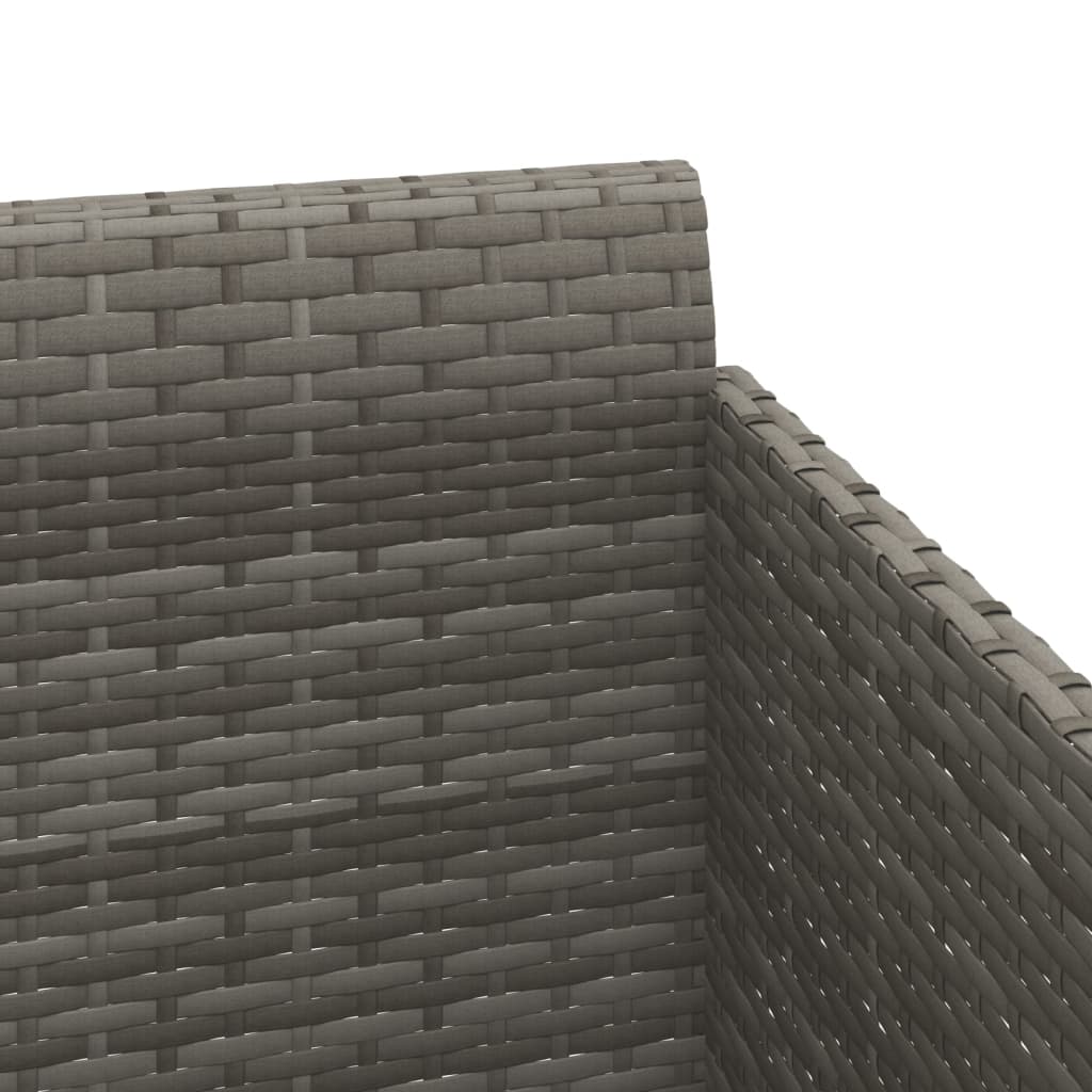 Ligbed Jelmer - 182x118x63 cm - met kussens - grijs