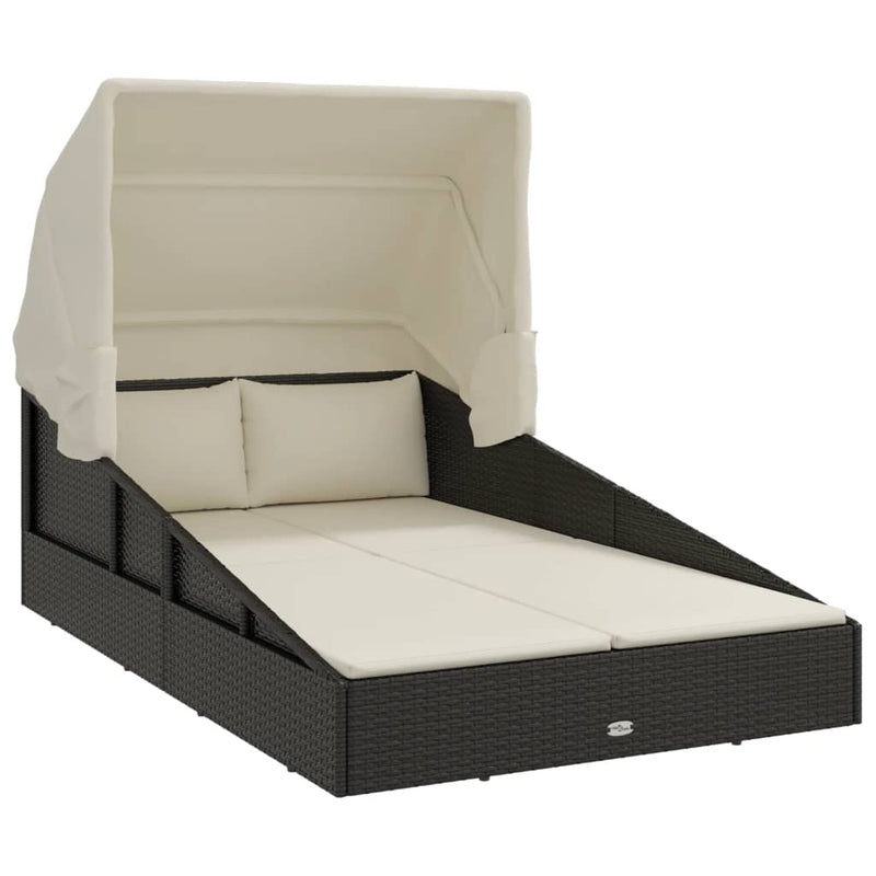 Ligbed met  inklapbaar dak - (200x114x128 cm) – extra afbeelding