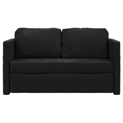 Slaapbank Rowan - uitvouwbaar - zwart