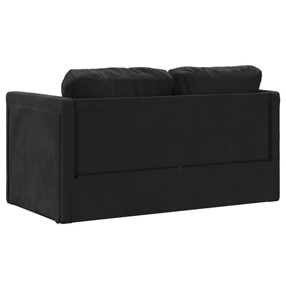 Slaapbank Rowan - uitvouwbaar - zwart