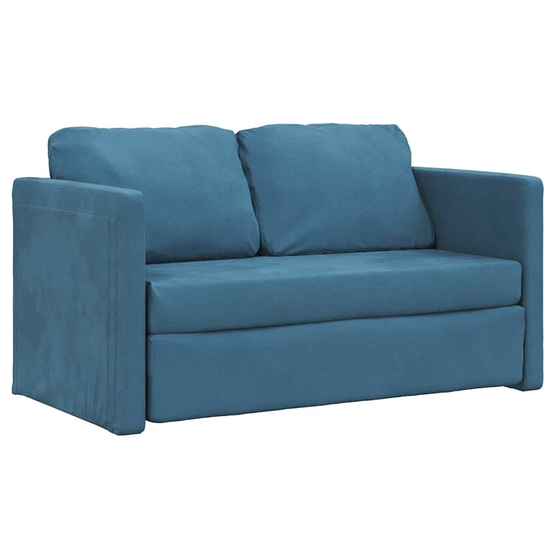 Slaapbank Rowan - uitvouwbaar - blauw – extra afbeelding