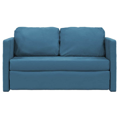 Slaapbank Rowan - uitvouwbaar - blauw