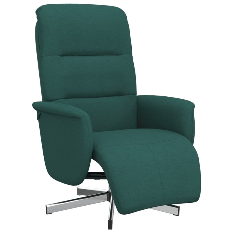 Fauteuil Annette - stof - met voetensteun - donkergroen – extra afbeelding