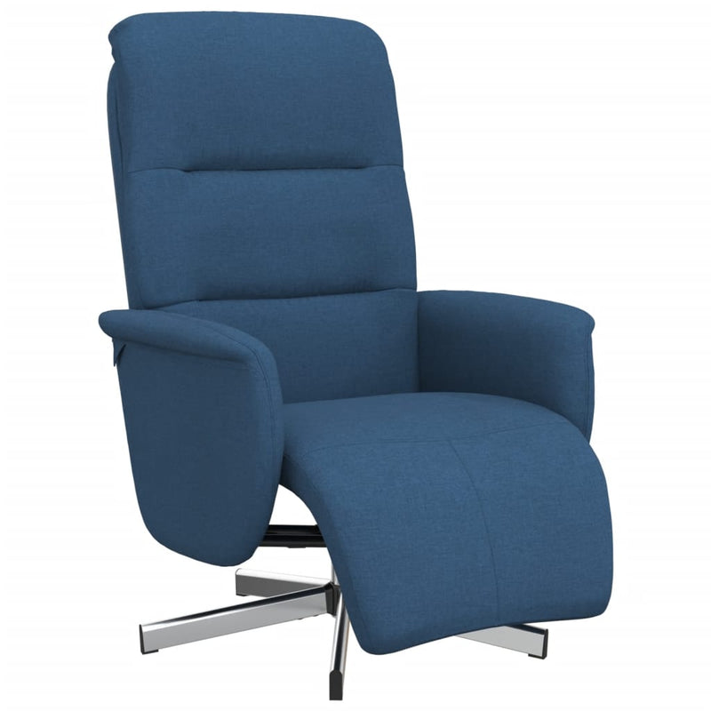 Fauteuil Annette - stof - met voetensteun - blauw – extra afbeelding