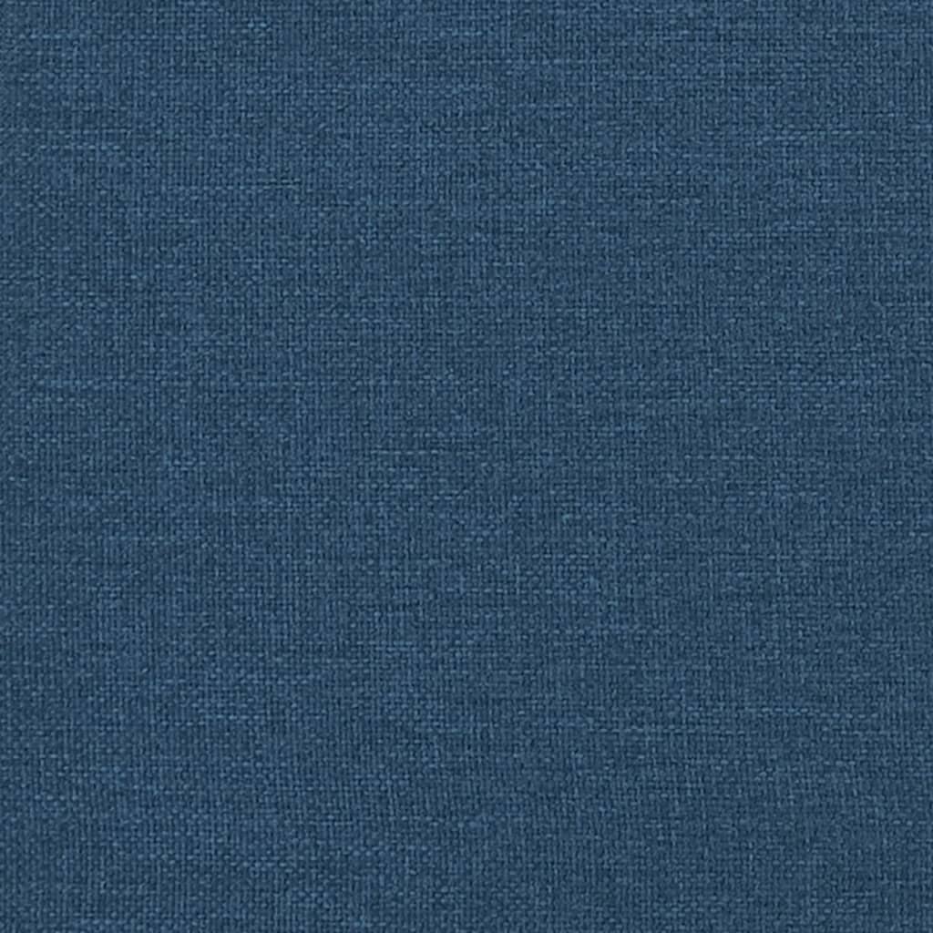 Fauteuil Annette - stof - met voetensteun - blauw
