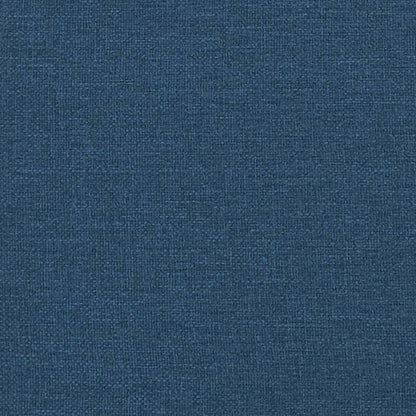 Fauteuil Annette - stof - met voetensteun - blauw
