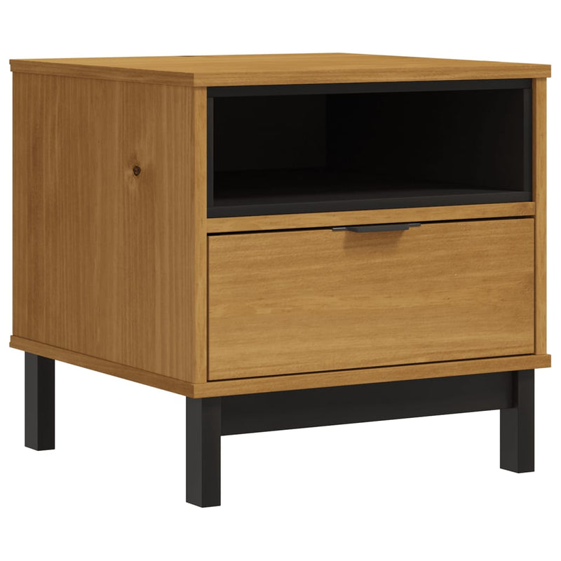 Bijzettafel Edward - massief grenenhout – extra afbeelding