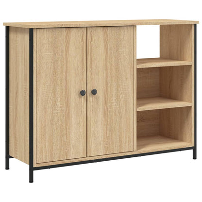 Dressoir Pepijn - bewerkt hout - sonoma eiken