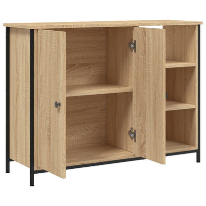 Dressoir Pepijn - bewerkt hout - sonoma eiken