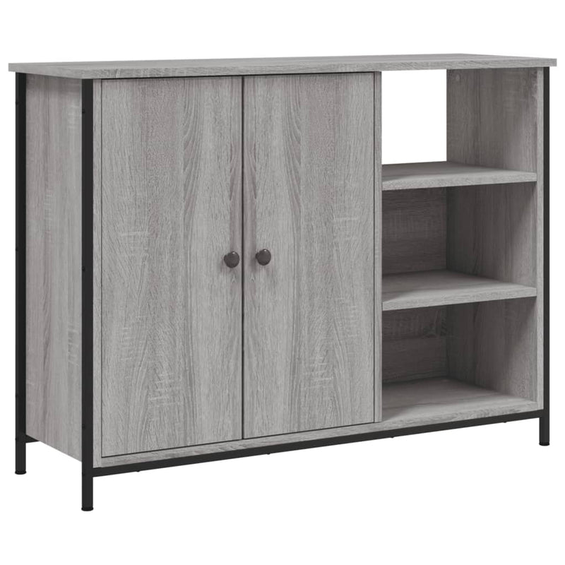 Dressoir Pepijn - bewerkt hout - grijs sonoma – extra afbeelding