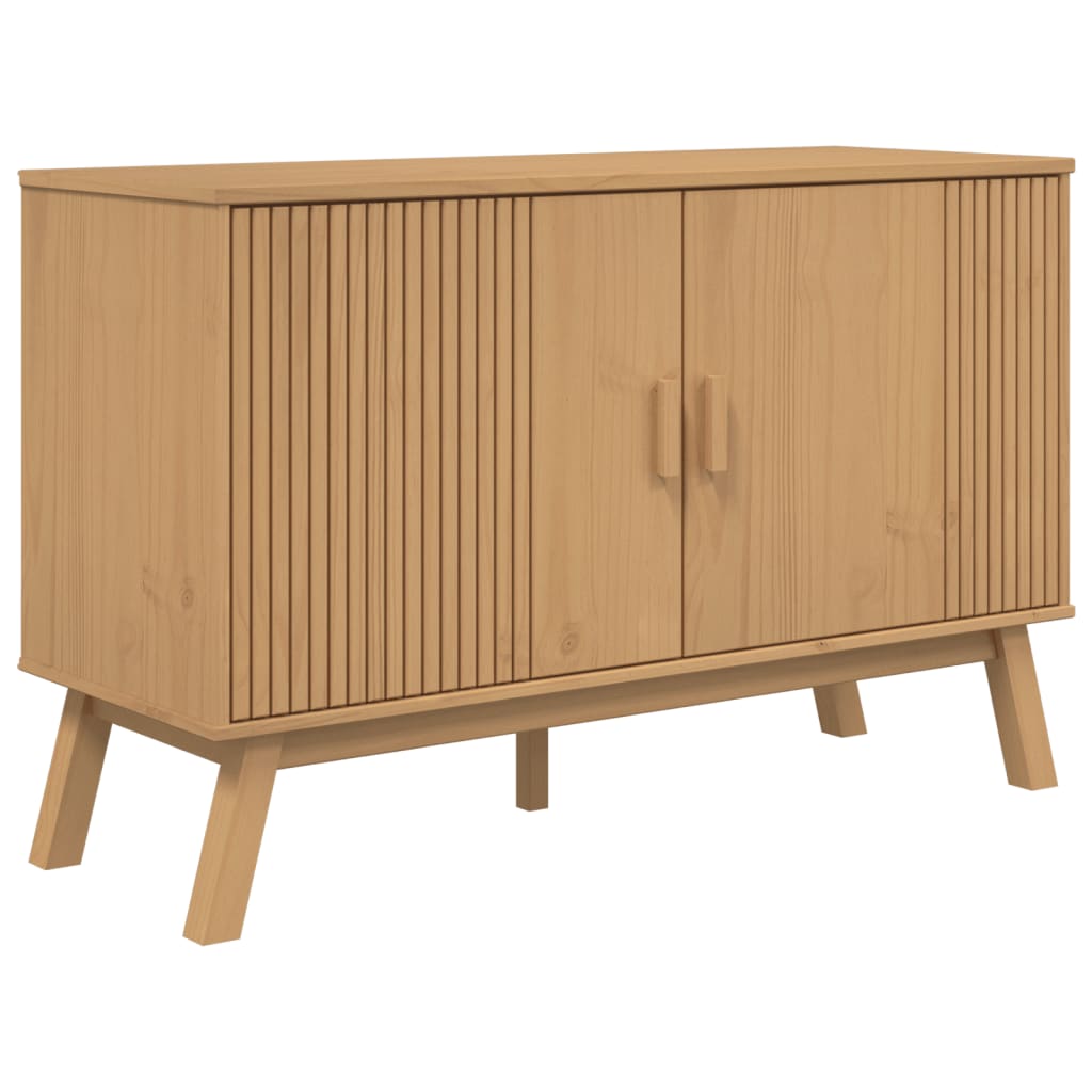 Dressoir Harm - massief grenenhout - bruin