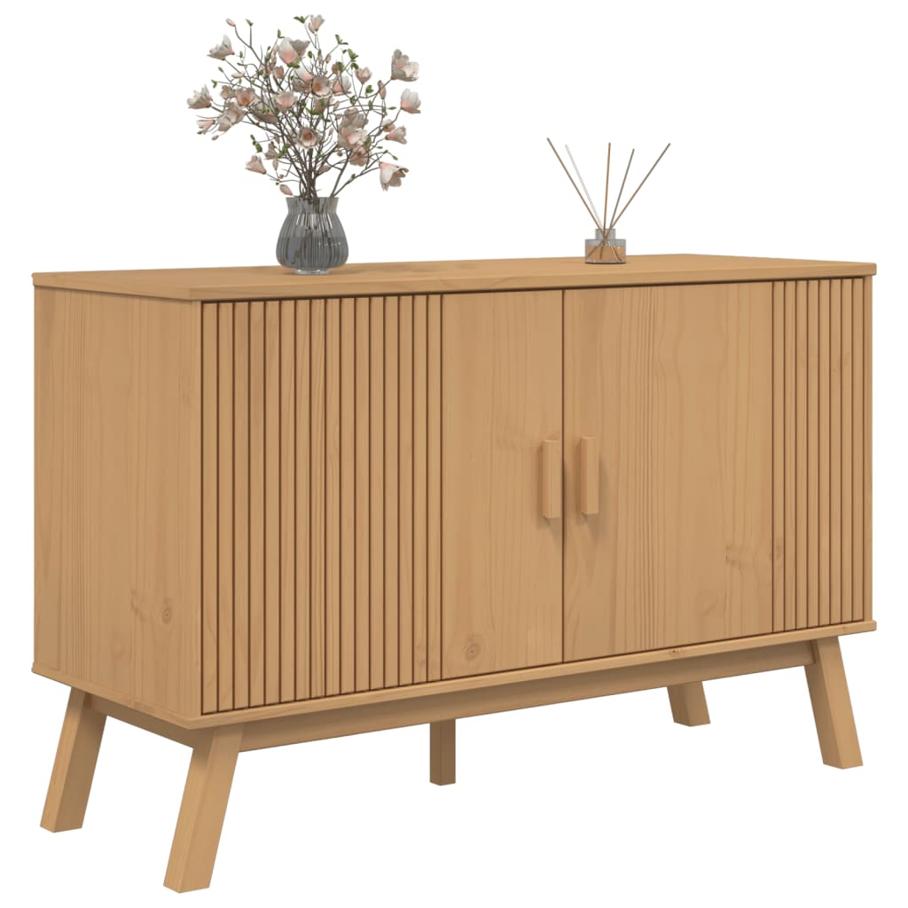 Dressoir Harm - massief grenenhout - bruin