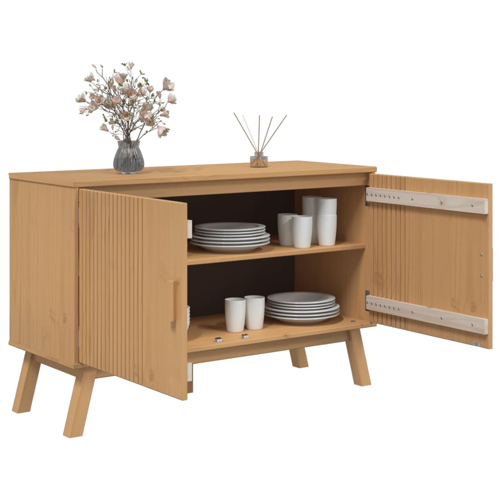 Dressoir Harm - massief grenenhout - bruin