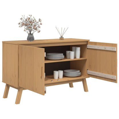 Dressoir Harm - massief grenenhout - bruin