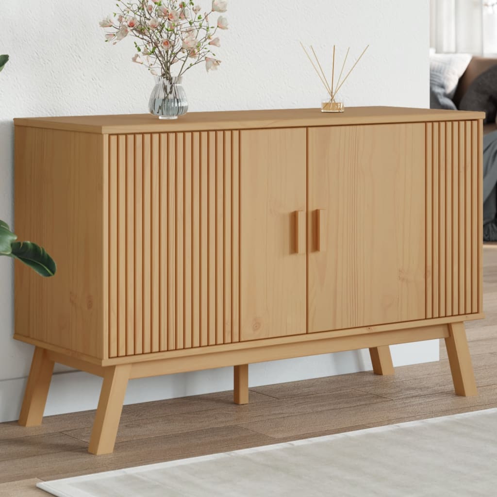 Dressoir Harm - massief grenenhout - bruin