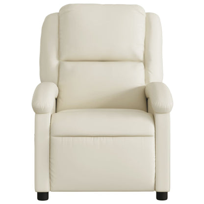Fauteuil Karlijn - kunstleer - elektrisch verstelbaar - crème