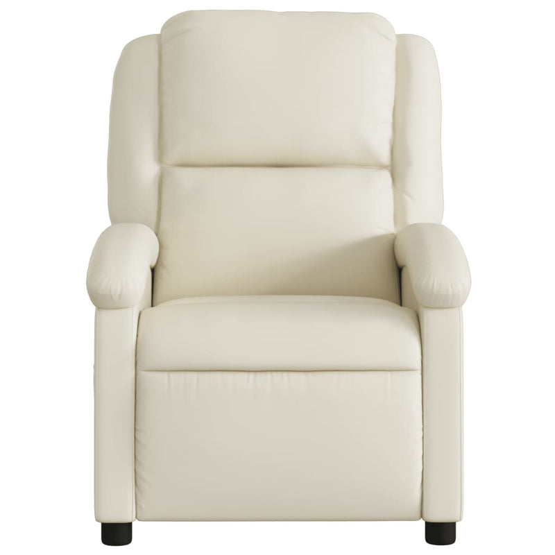 Fauteuil Karlijn - kunstleer - elektrisch verstelbaar - crème