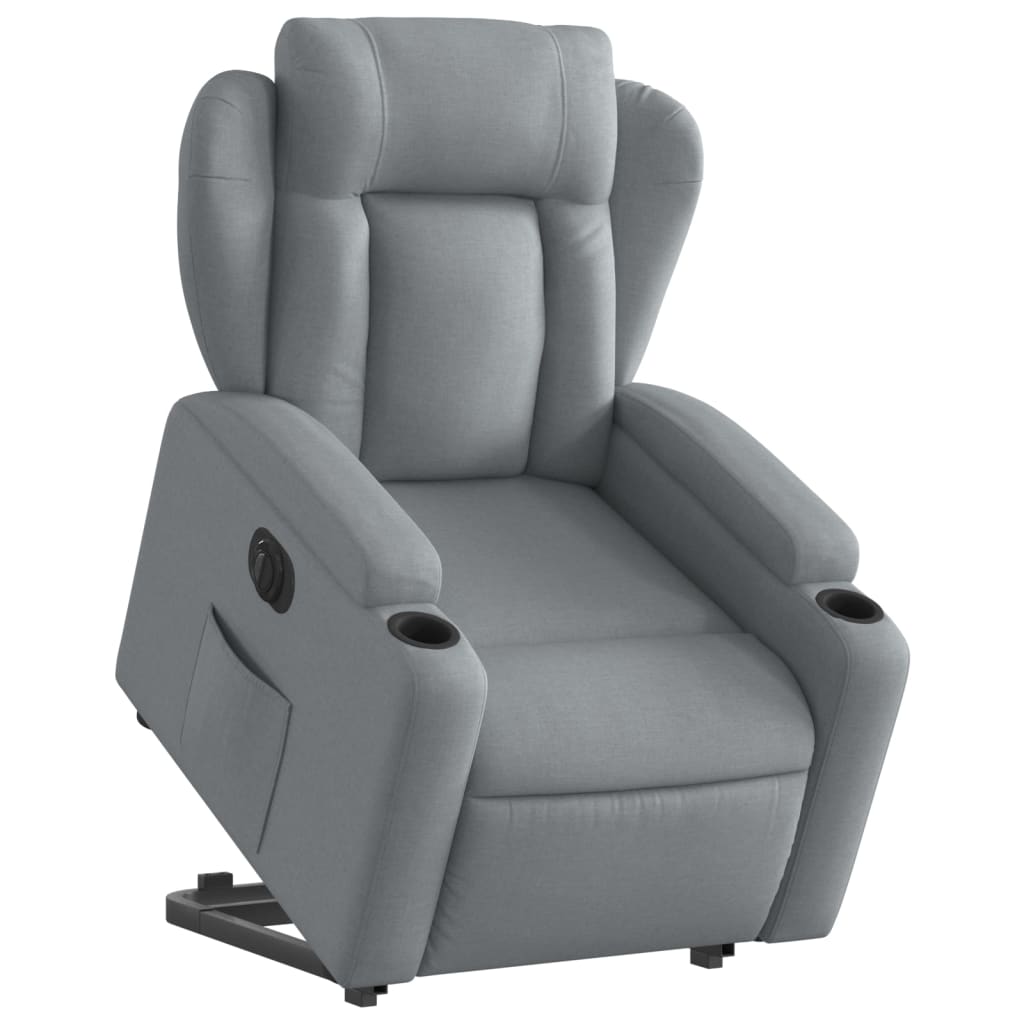 Fauteuil Tom - elektrisch verstelbaar - lichtgrijs