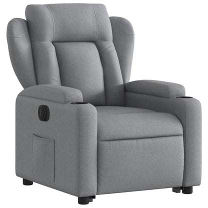 Fauteuil Tom - elektrisch verstelbaar - lichtgrijs