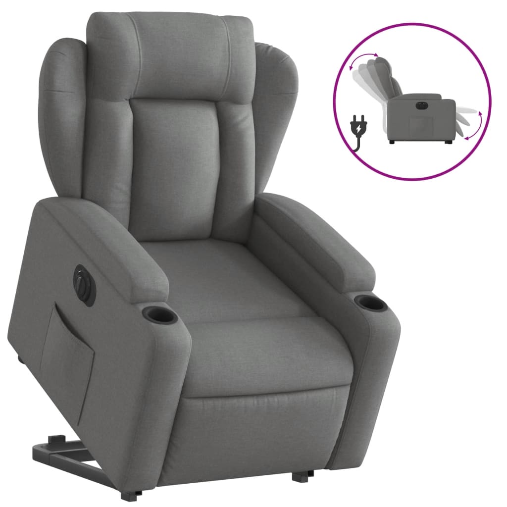Fauteuil Tom - elektrisch verstelbaar - donkergrijs