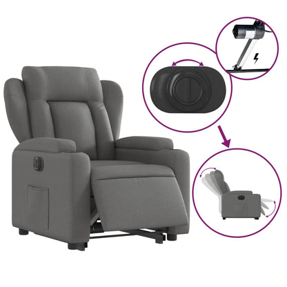 Fauteuil Tom - elektrisch verstelbaar - donkergrijs