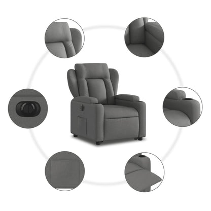 Fauteuil Tom - elektrisch verstelbaar - donkergrijs
