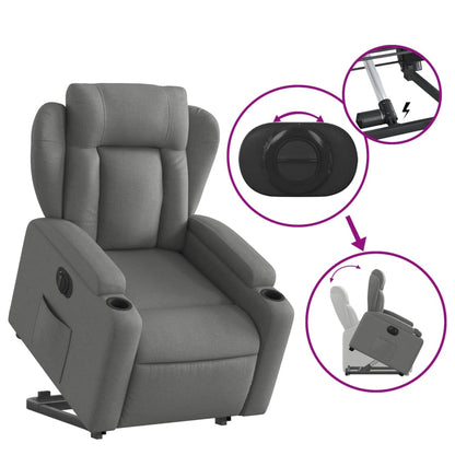 Fauteuil Tom - elektrisch verstelbaar - donkergrijs
