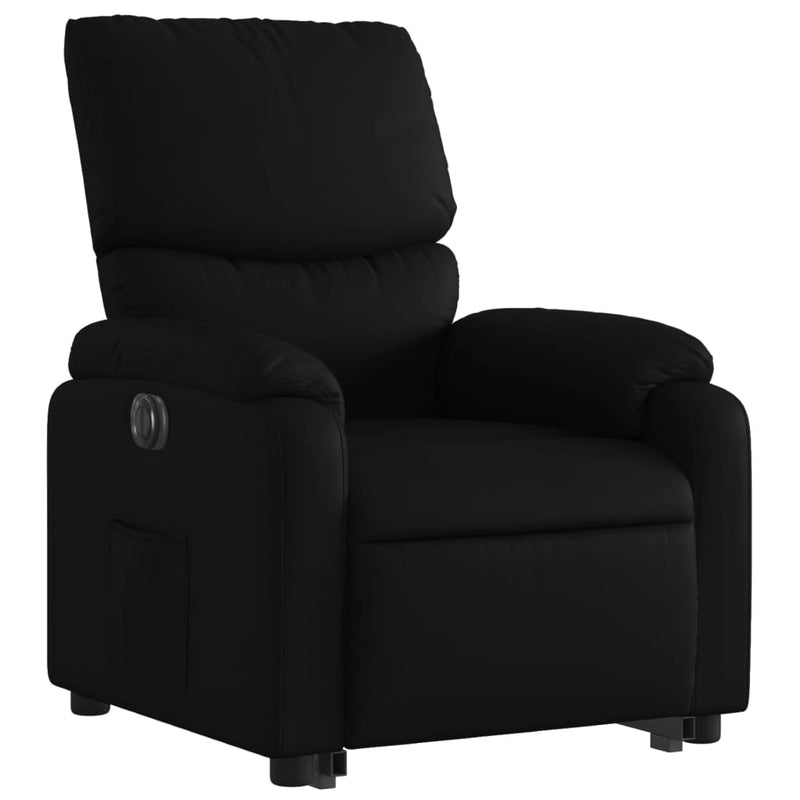 Fauteuil Ninthe - kunstleer - elektrisch - zwart – extra afbeelding