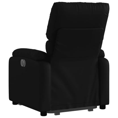 Fauteuil Ninthe - kunstleer - elektrisch - zwart