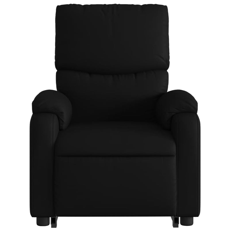 Fauteuil Ninthe - kunstleer - elektrisch - zwart