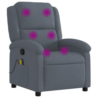 Fauteuil Coos - met massage - donkergrijs