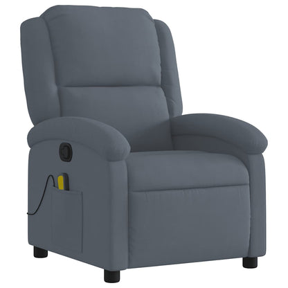 Fauteuil Coos - met massage - donkergrijs