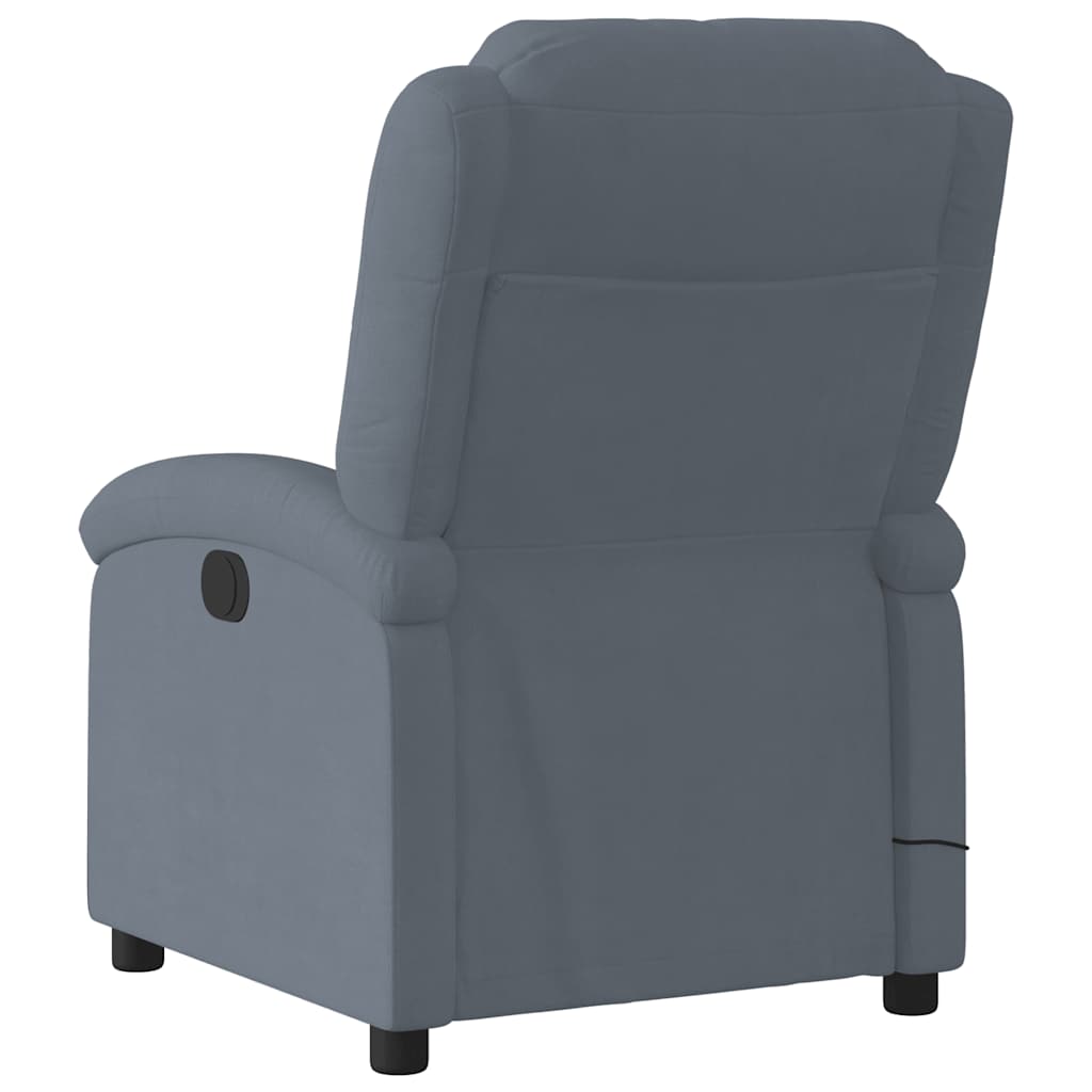 Fauteuil Coos - met massage - donkergrijs