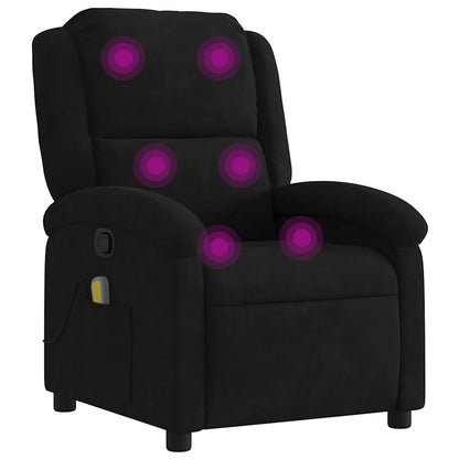 Fauteuil Coos - met massage - zwart