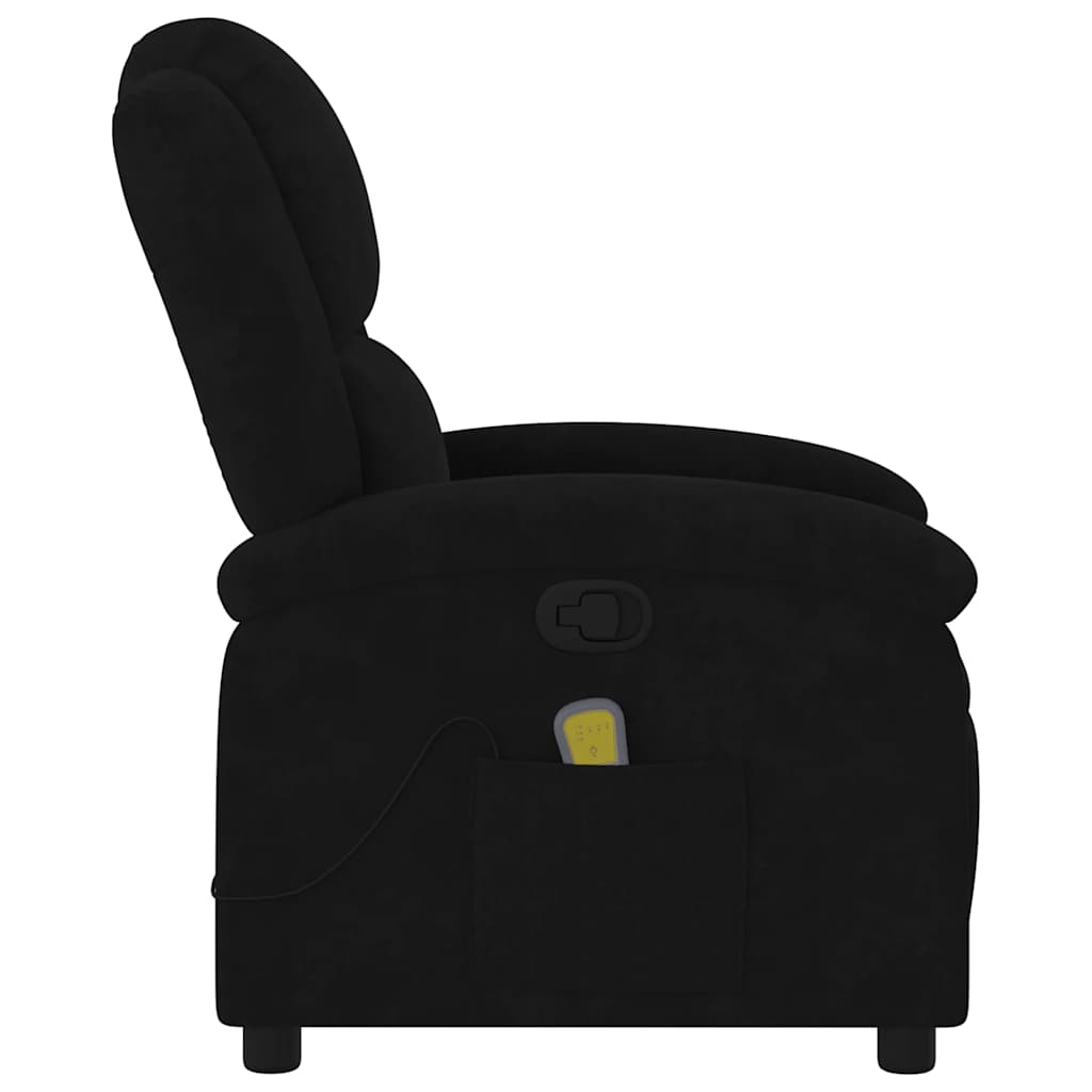 Fauteuil Coos - met massage - zwart