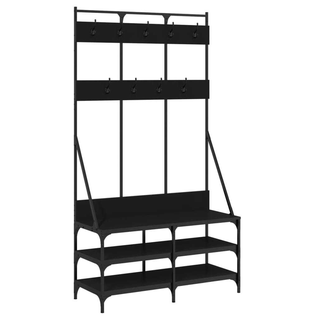 Kledingrek Met Schoenenrek 100X40X184 Cm