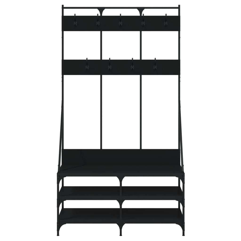 Kledingrek Met Schoenenrek 100X40X184 Cm