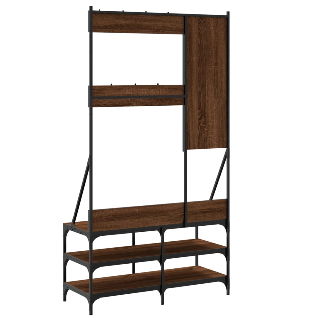 Kledingrek Met Schoenenrek 100X40X184 Cm