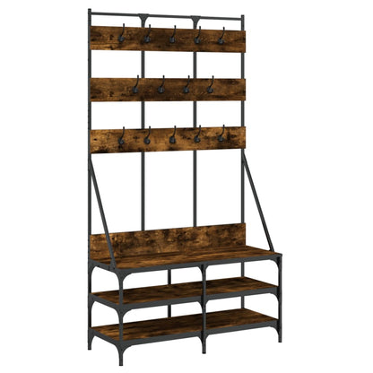 Kledingrek Met Schoenenrek 100X40X184 Cm Kleurig